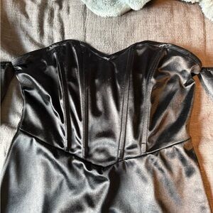 Blue Blush Elegant Black Dress